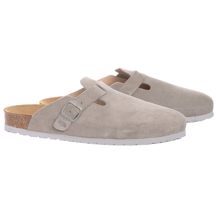 Clog Guarda Camurça Cinza